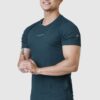 Checks Running T-shirt Bottle Green