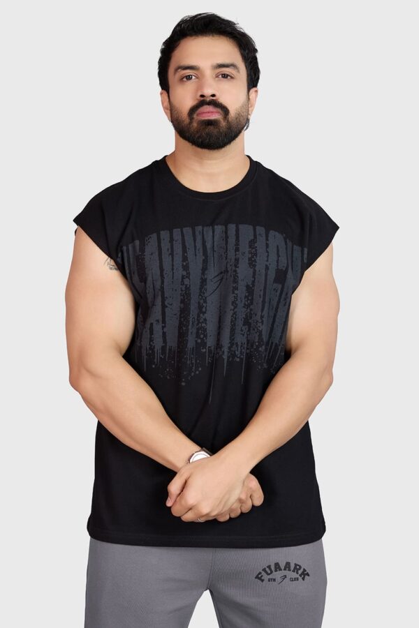 Heavyweight Capsleeves Tank Black