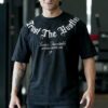 Trust The Hustle Oversized T-shirt Black