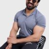 Wave Polo T-shirt Grey