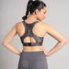 Women's Black Urban Camo Running High Support Bra