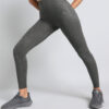 Women's Dark Grey Printed Train All Day COMFlex Tights