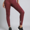 Women's Maroon Printed Train All Day COMFlex Tights